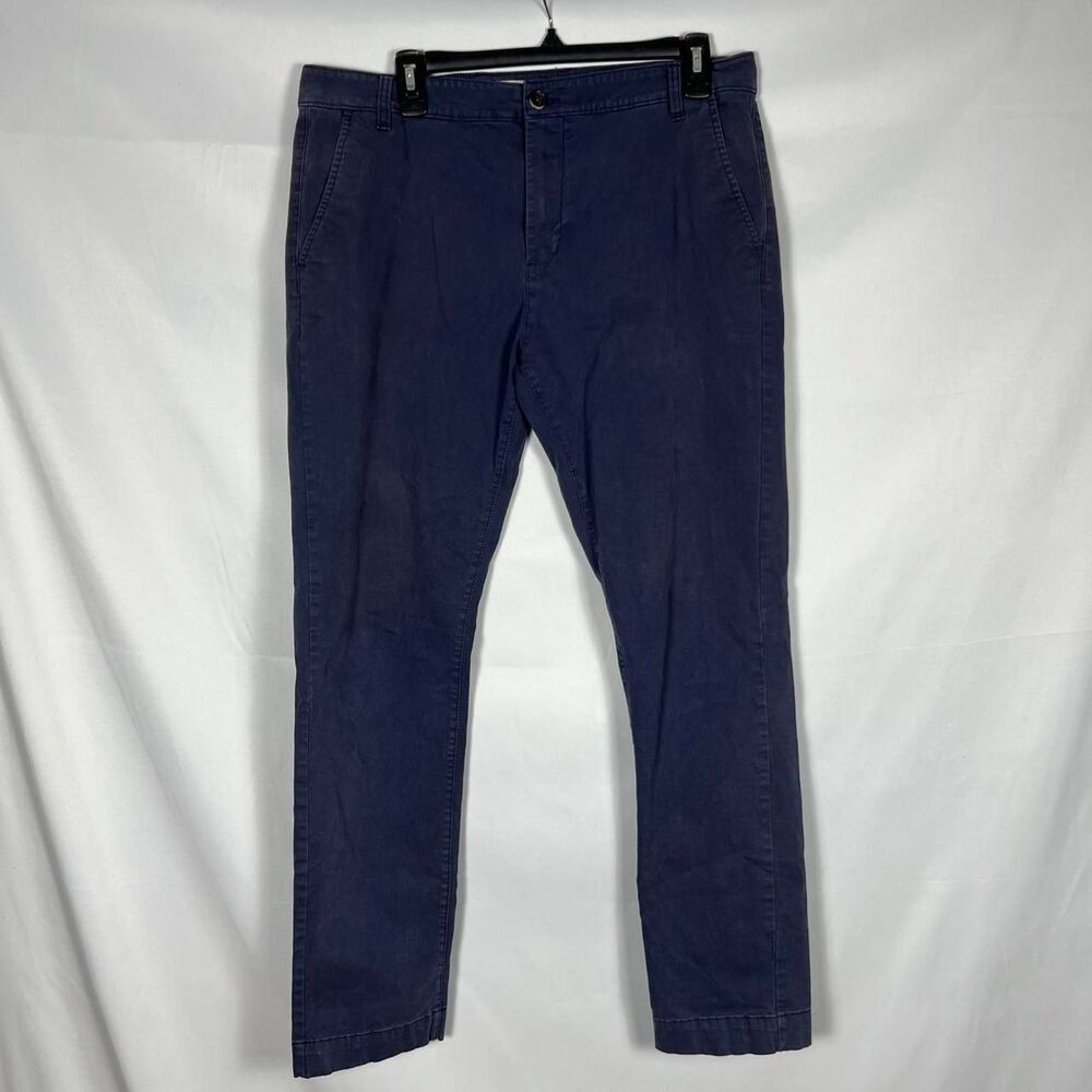 Tailor Vintage "Connecticut Originals" Slim‎ Fit Chinos - Navy Blue 34x32 Men's